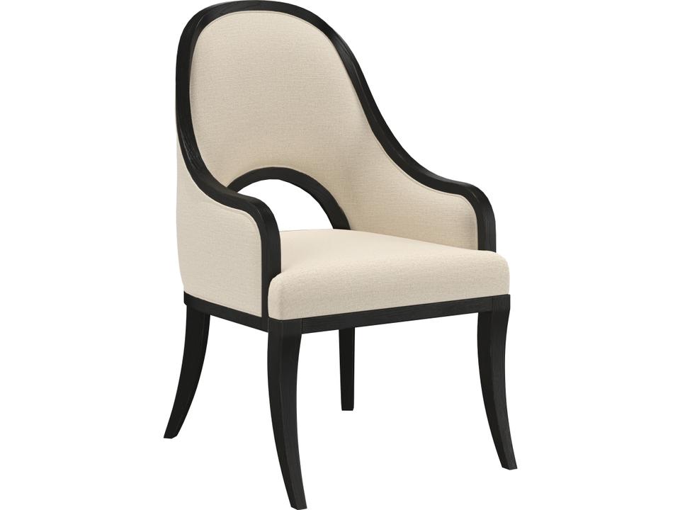 A.R.T. Furniture Atrium Beige Upholstered Arm Dining Chair