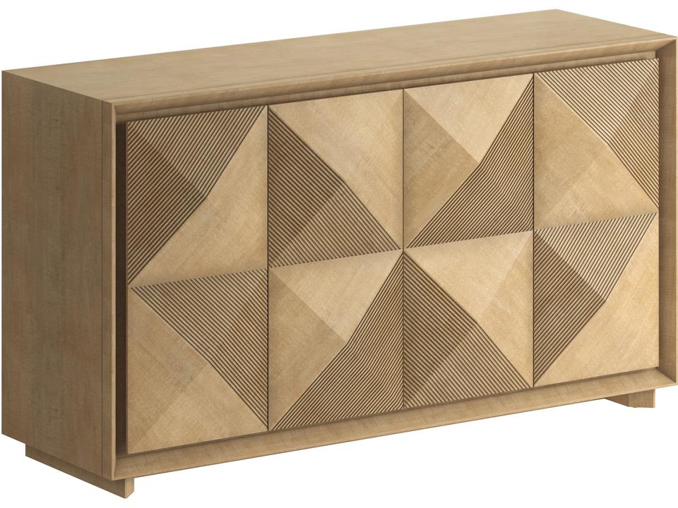Loft Classic Contemporary Buffet in Natural Maple