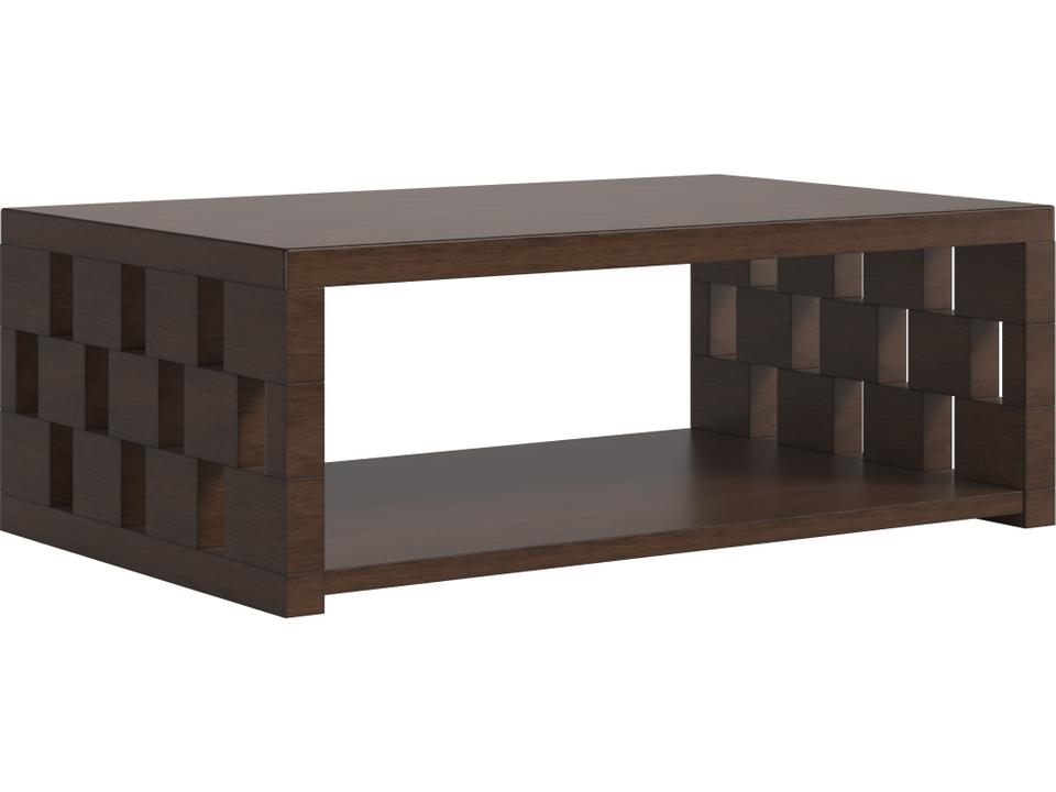 Verge Rectangular Coffee Table in Handcrafted Walnut