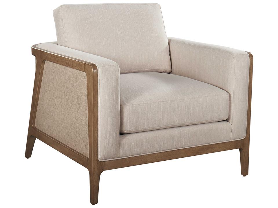 Harvey Accent Chair Salty Sand Polyester Fabric