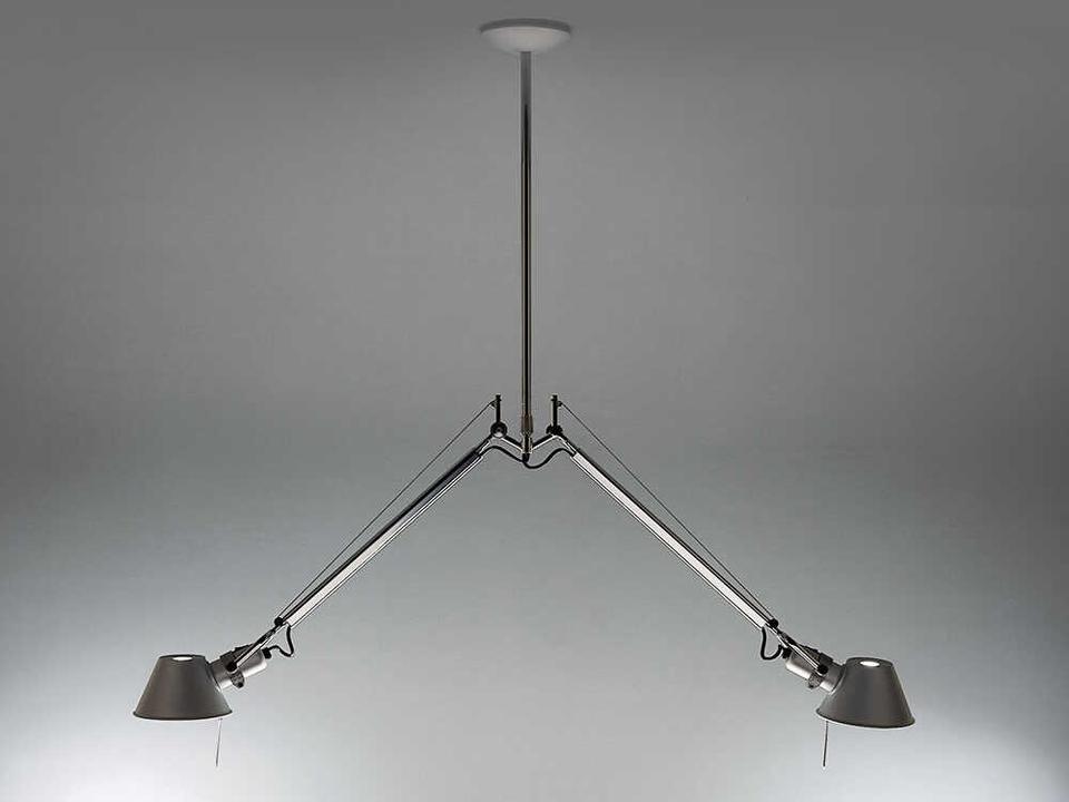 Tolomeo Double Suspension Lamp Adjustable Modern