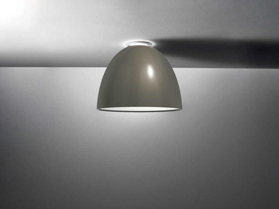 Nur Gloss Ceiling Light Contemporary Dome Fixture