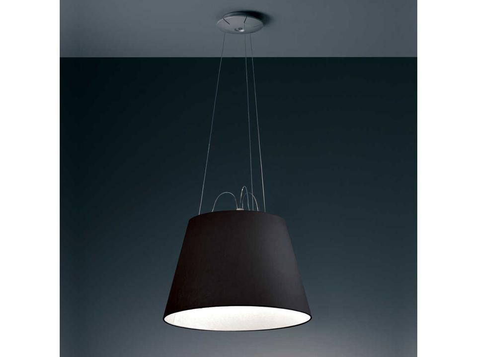 Tolomeo Mega Black Drum Pendant