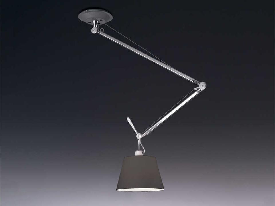 Tolomeo Off Center Black Pendant