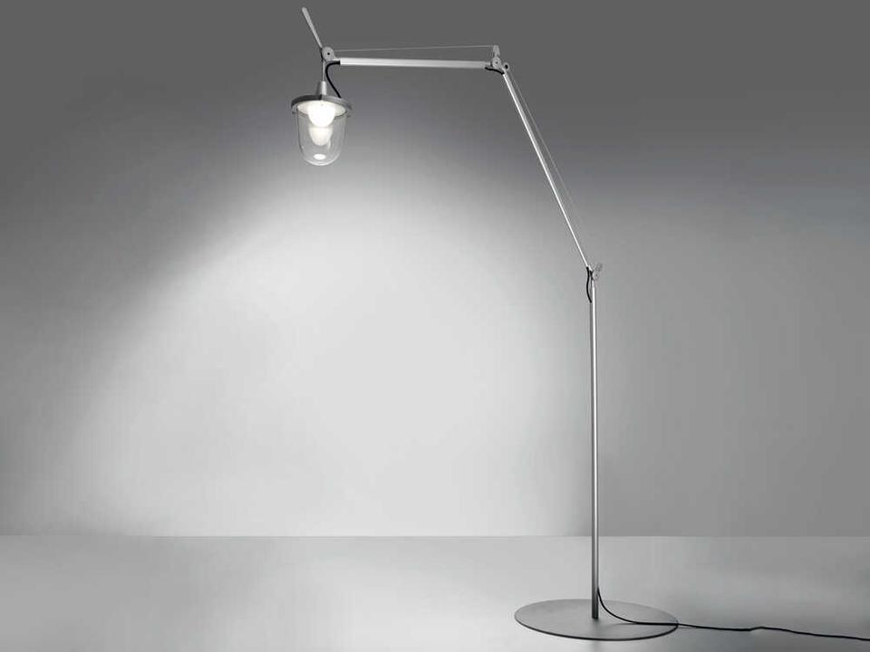 Tolomeo Outdoor Lantern Floor Lamp in Aluminum