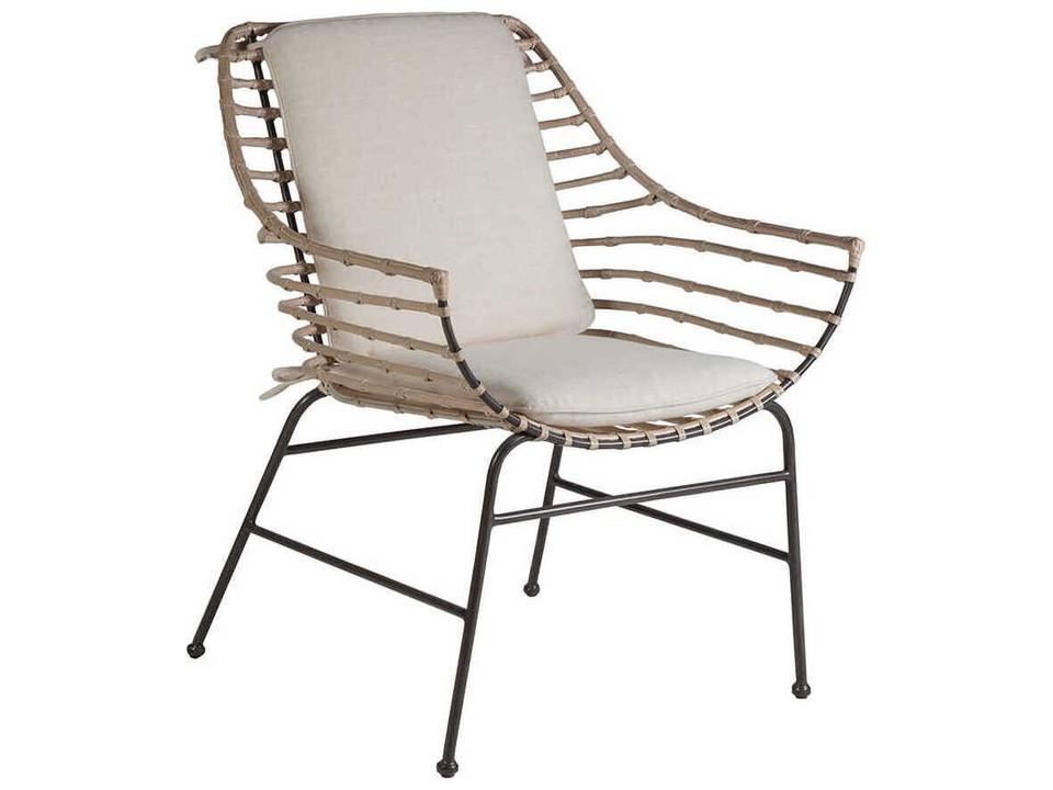 Raconteur Natural Upholstered Arm Dining Chair