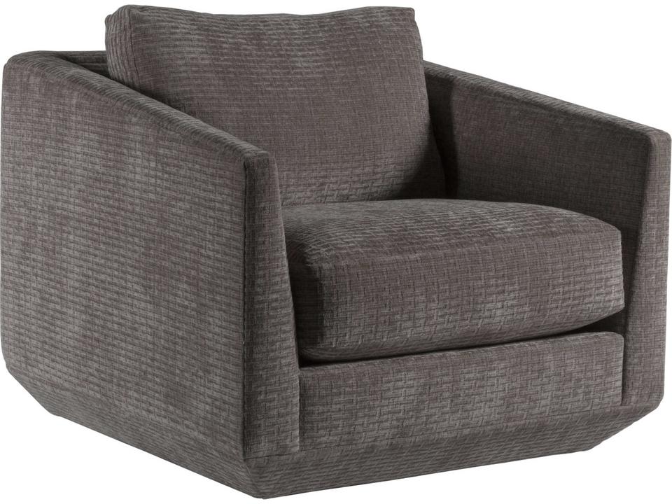 Veronica Swivel Accent Chair Upholstered in Fabric