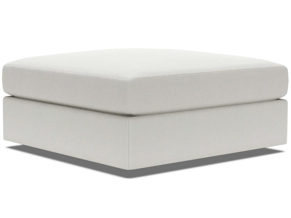 Vivien Upholstered Bumper Ottoman with Ultra Down Seat Cushion