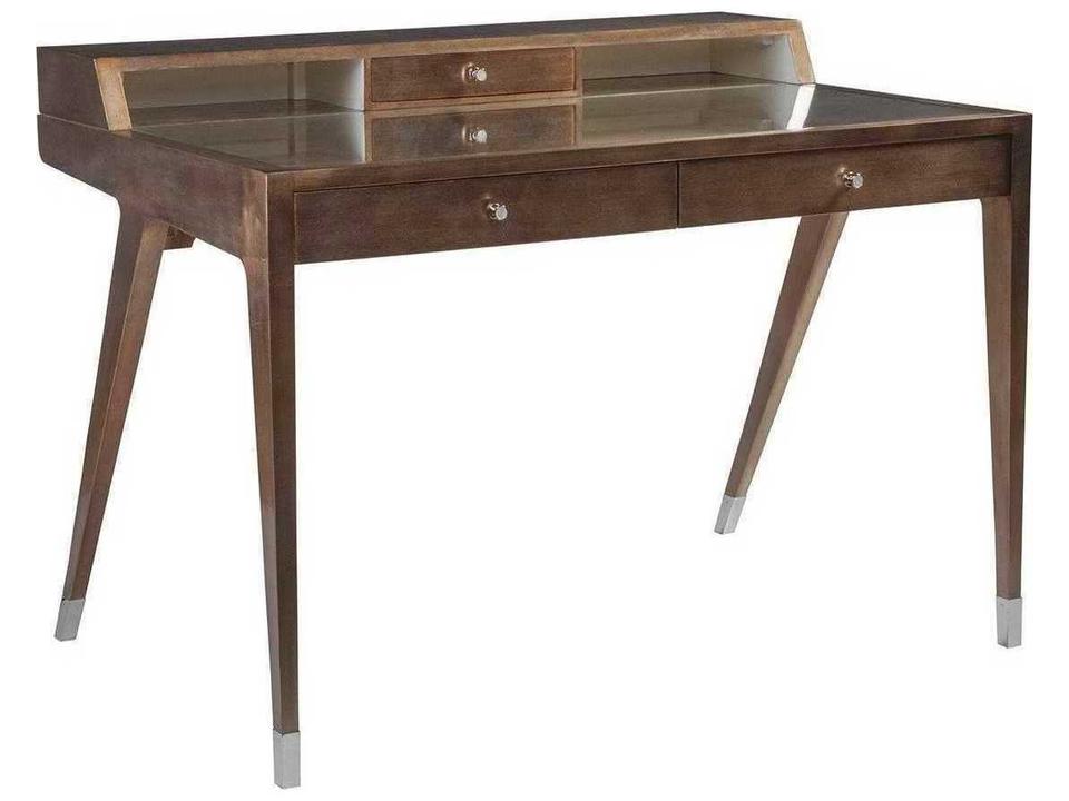 Home Signature Designs Credo Desk in Warm Silver Leaf Finish