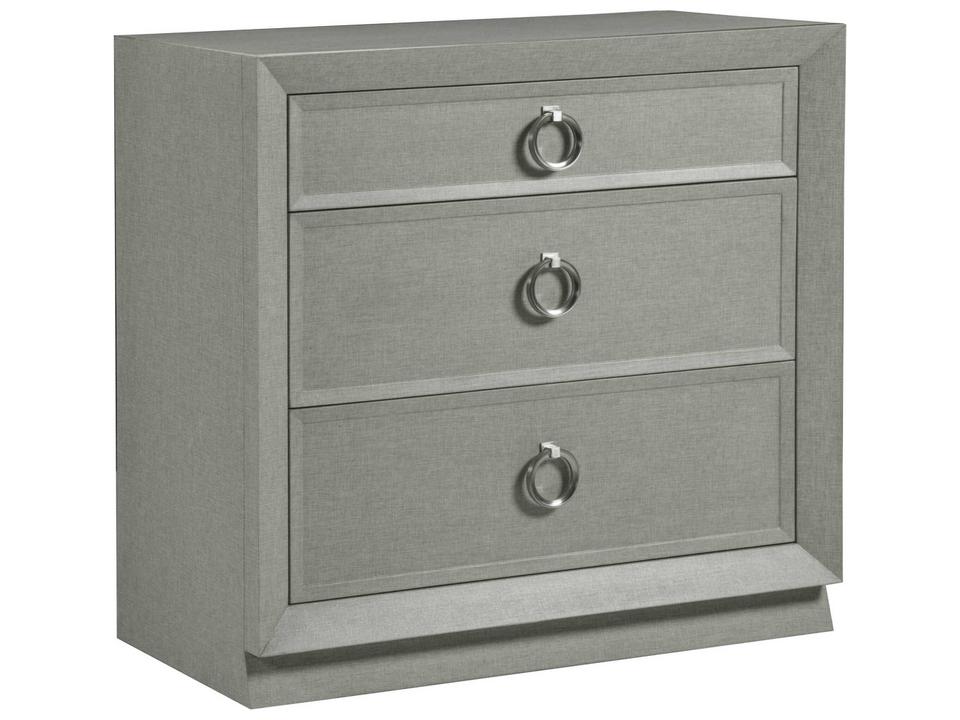 Home Zeitgeist Collection Linen Hall Chest with 3 Soft-Closing Drawers