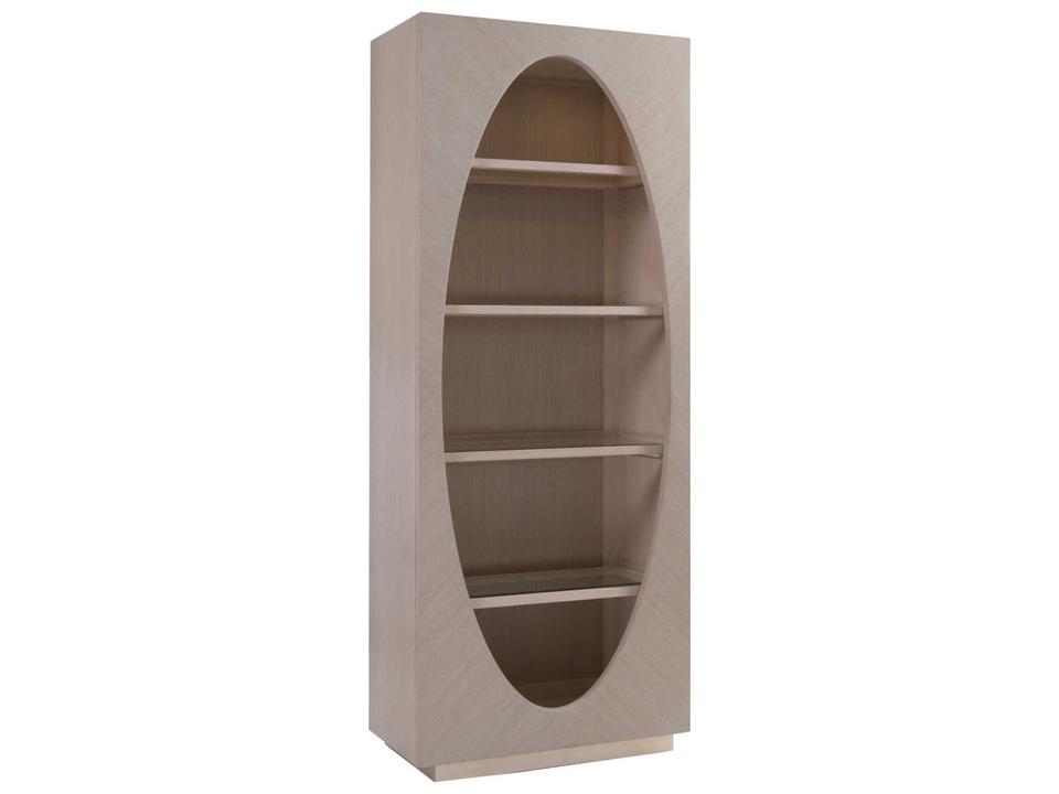 Home St Ives Bookcase in Sandscape with LED Lighting