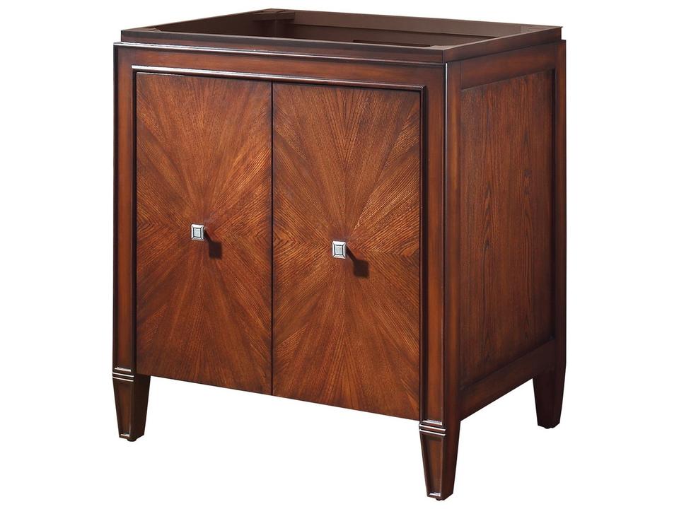 Brentwood 31 in. Single Sink Bathroom Vanity in New Walnut