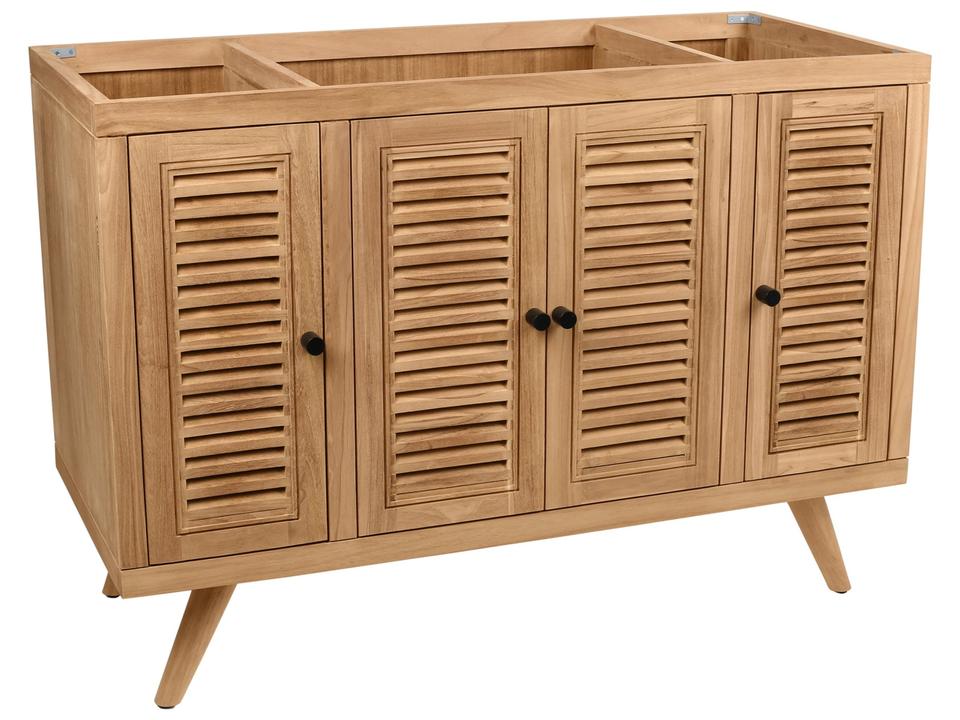 Harper 48 in. Single Sink Bathroom Vanity in Natural Teak