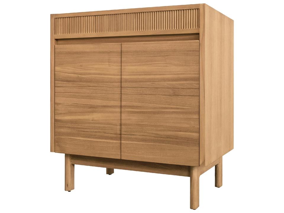 Kayla 30 in. Single Sink Bathroom Vanity in Natural Teak
