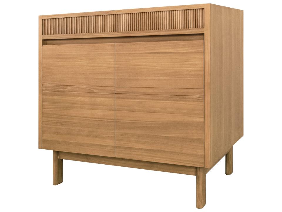 Kayla 36 in. Single Sink Bathroom Vanity in Natural Teak