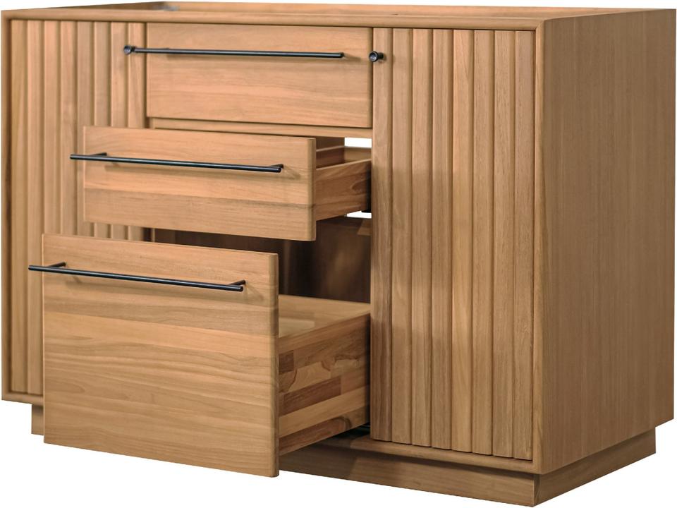 Parker 48 in. Single Sink Bathroom Vanity in Natural Teak