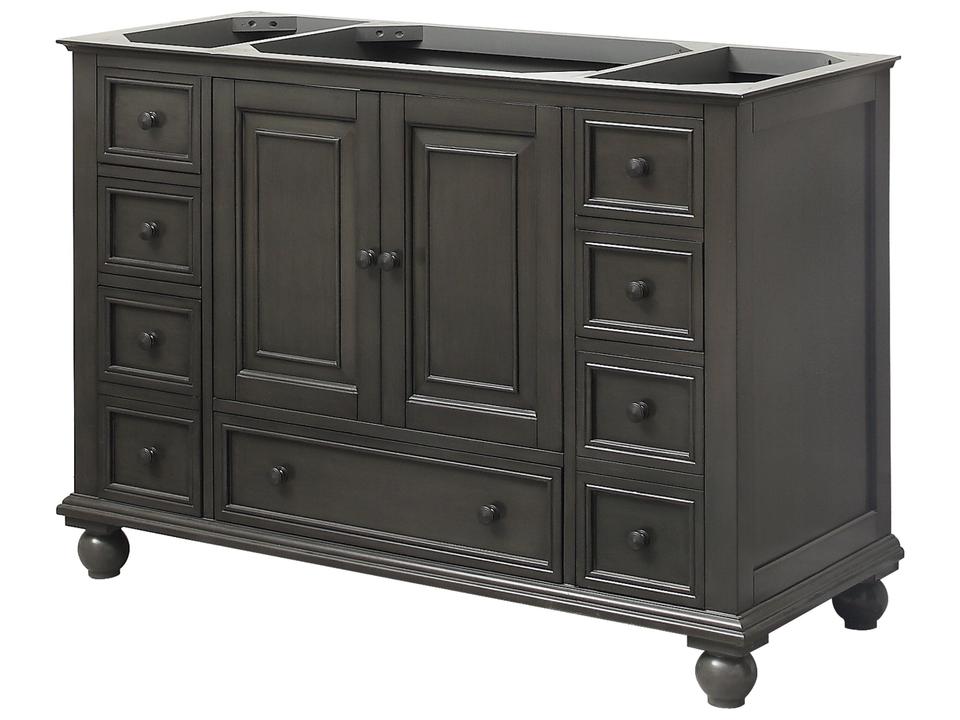 Thompson 48 in. Single Sink Bathroom Vanity in Charcoal Glaze