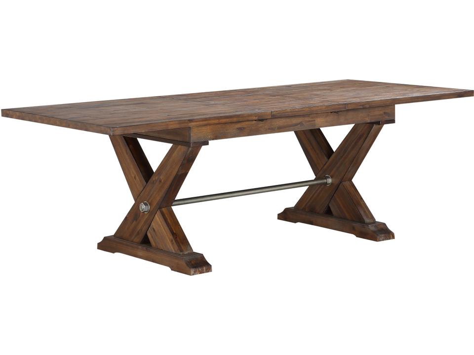 Rectangular Wood Rustic Acacia Dining Table