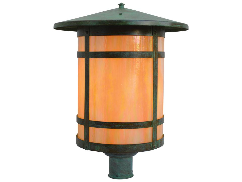 Berkeley 1-Light Outdoor Post Light with Arts and Crafts Style