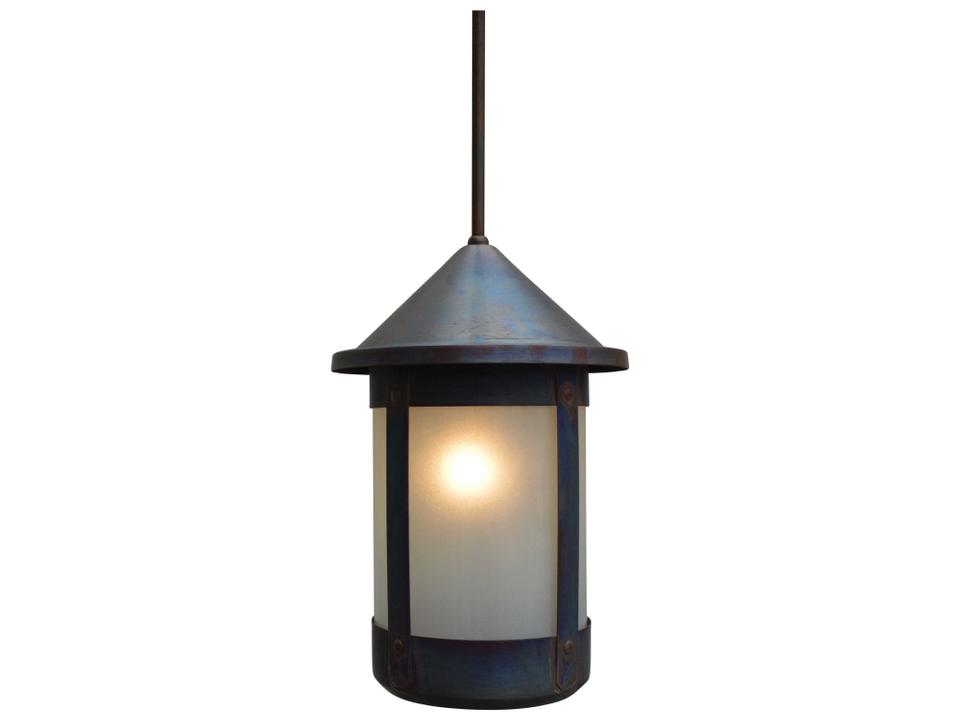 Berkeley 1-Light 8-Inch Stem Hung Outdoor Pendant Light