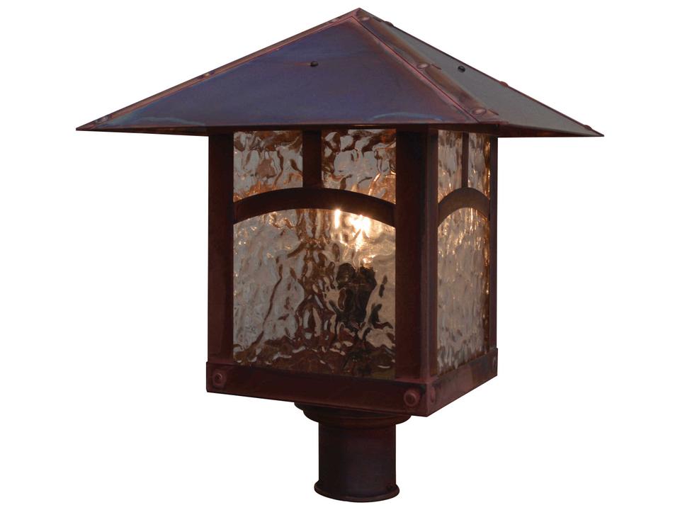 Evergreen 1-Light Outdoor Post Mount Lantern