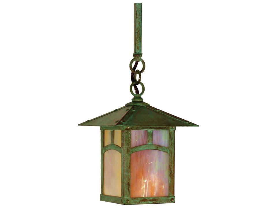 Evergreen 1-Light Craftsman Stem Hung Pendant Light