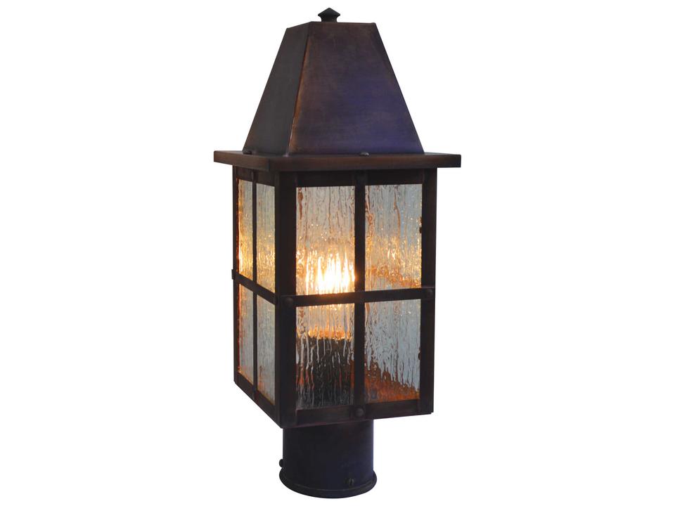 Hartford 6-Inch Outdoor Post Light Craftsman Style