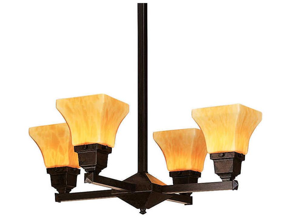 4-Light Ruskin Chandelier Frame