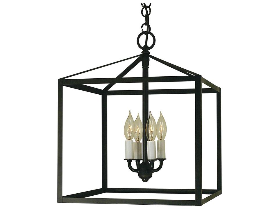 Vintage 4-Light Foyer Pendant Light