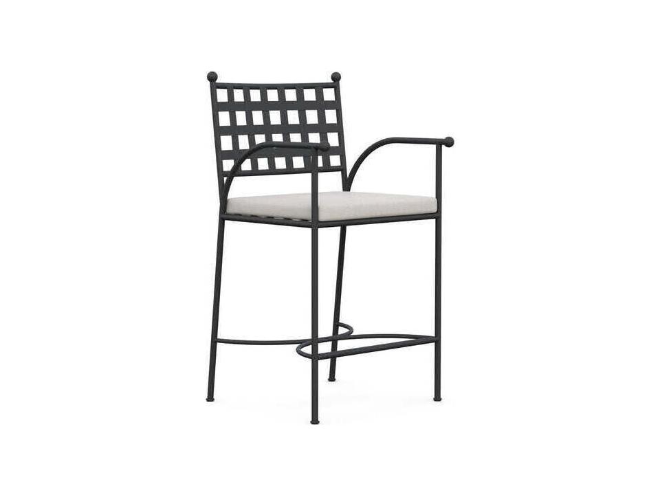 Athens Wrought Iron Metal Counter Stool