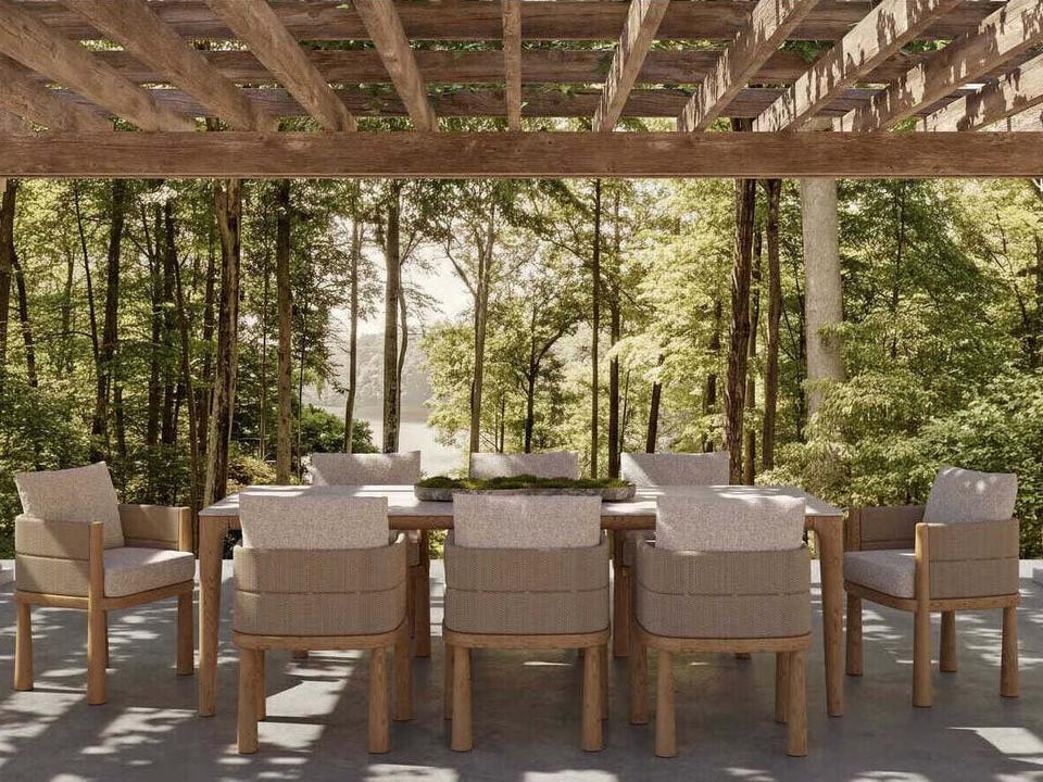 Biscayne Teak Dining Room Set