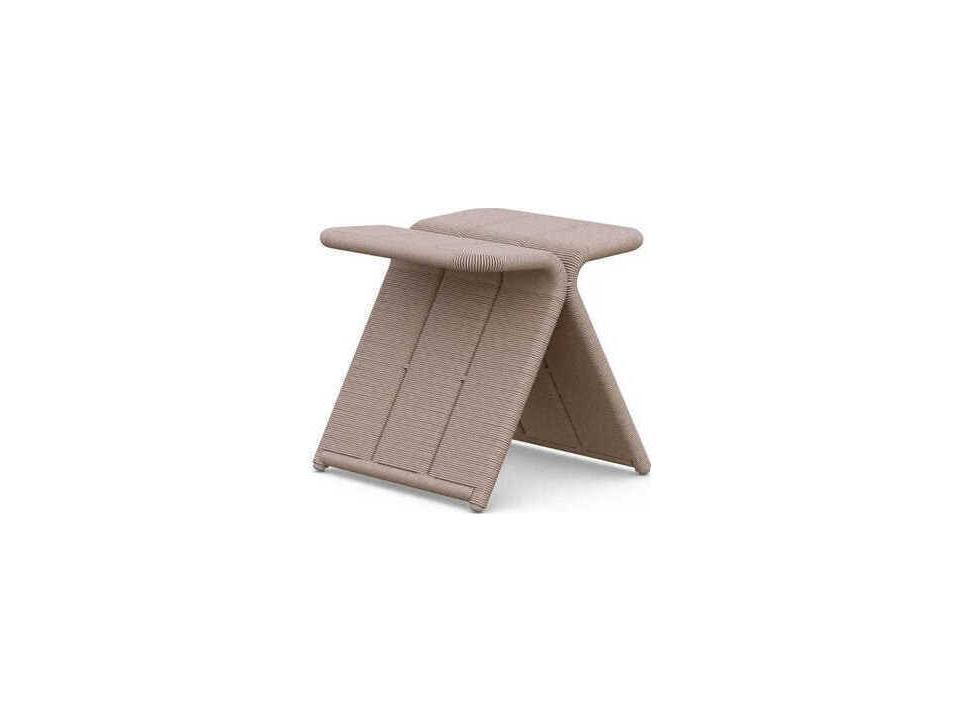 Biscayne Outdoor Bar Stool in Cane Brown All-Weather Wicker
