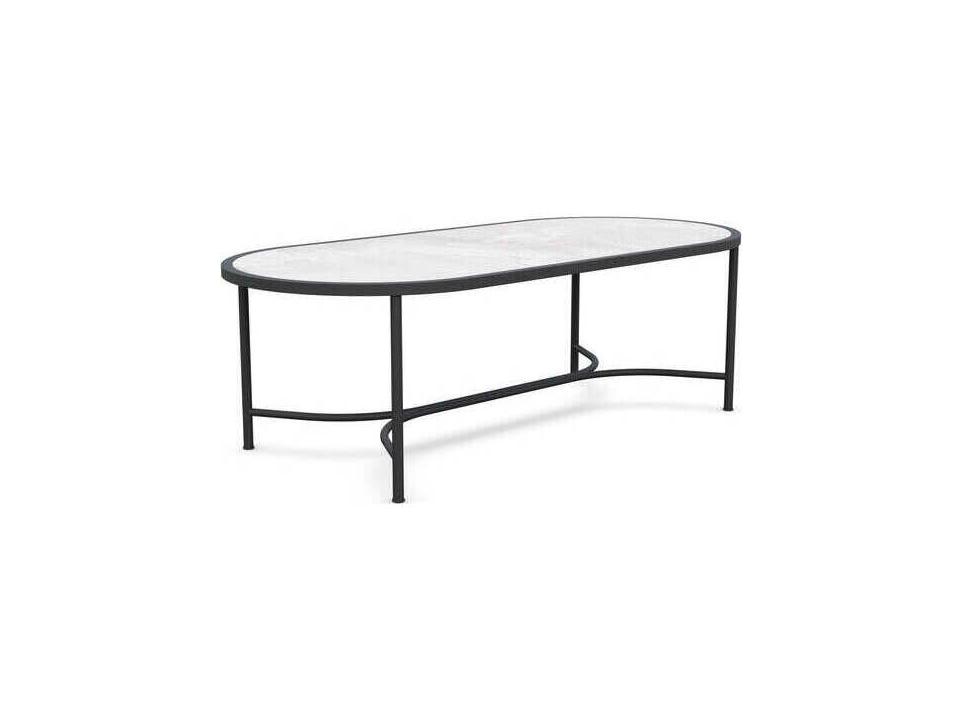 Athens Oval 96-Inch Dining Table with Albarium Dekton Top