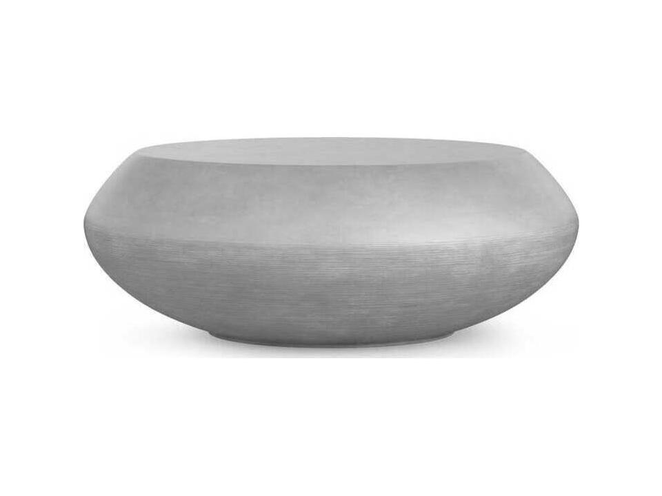 Durban Round Concrete Coffee Table in Asteroid