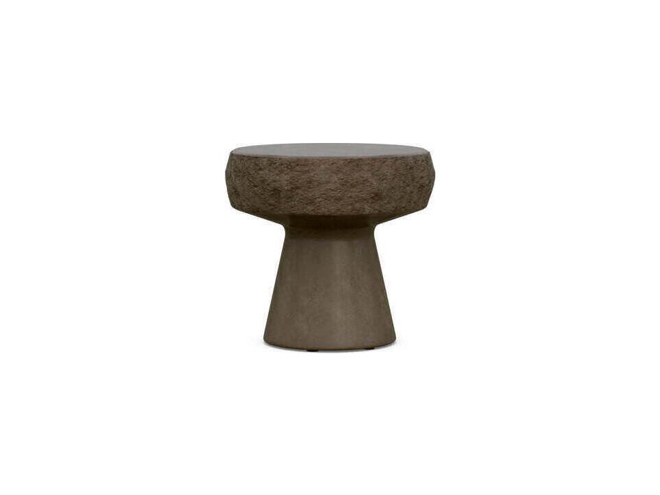 Pensacola Square End Side Table in Umber Concrete