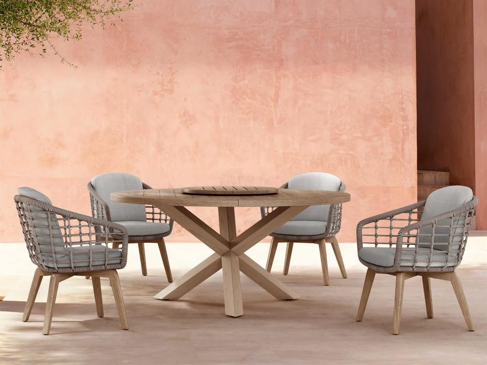 Sicily Wood Dining Set