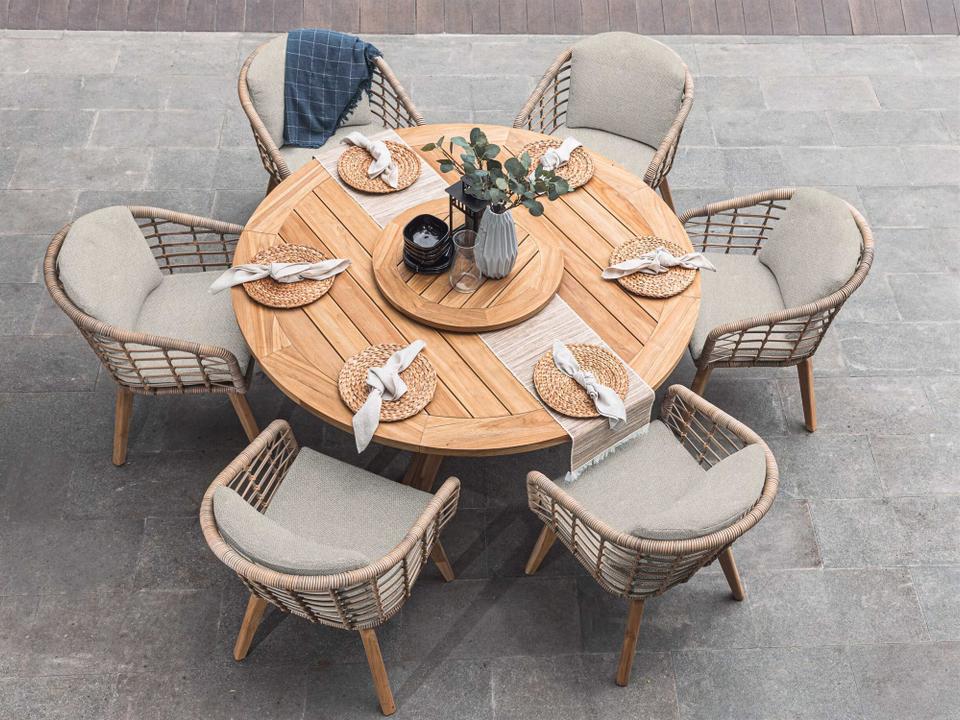 Sicily Wood Dining Set