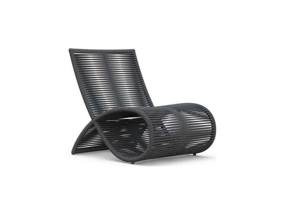 Wave Aluminum Rope Lounge Chair Set of 2