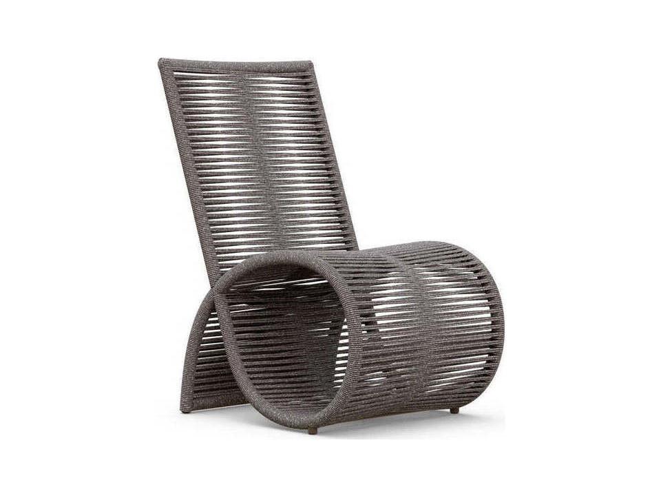 Wave Aluminum Rope Dining Chair Set of 2