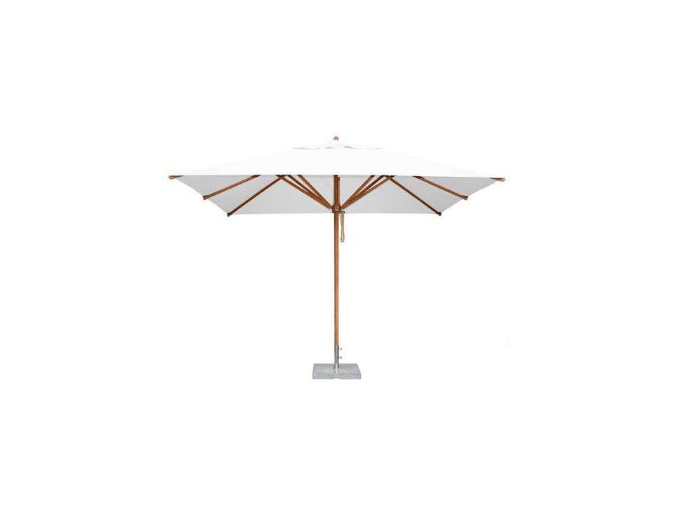 Levante 6.5 x 10 Foot Rectangle Outdoor Umbrella with Bamboo Frame