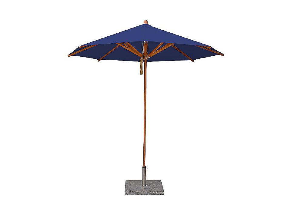 Levante 4.0m Round Bamboo Market Umbrella with Pulley System