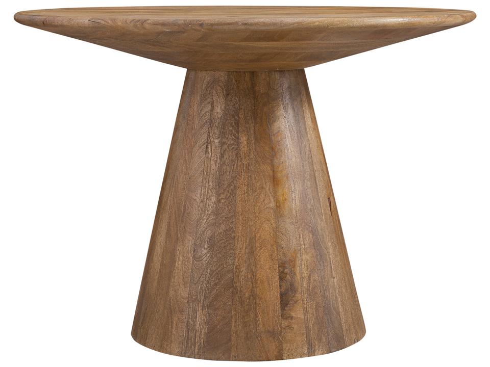 Raynor 42-Inch Round Dining Table in Burnt Chestnut Brown