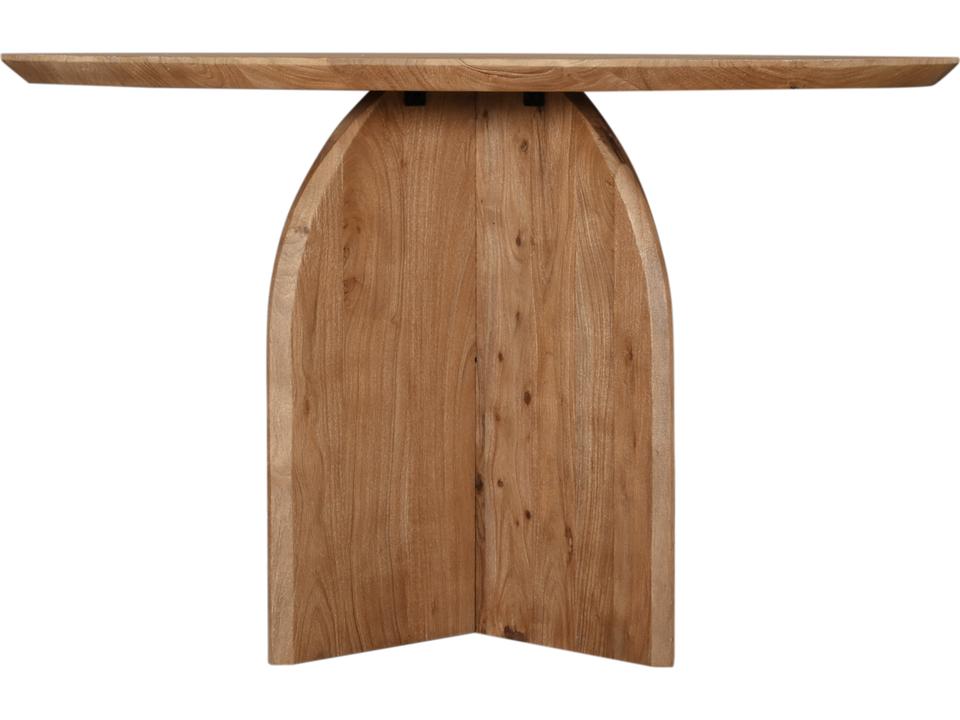 Bartlett 48-Inch Round Dining Table in Brown Mango Wood