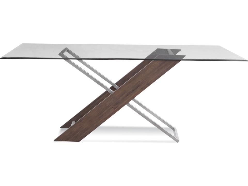 Harmon 72-Inch Rectangle Dining Table in Gunmetal and Poplar