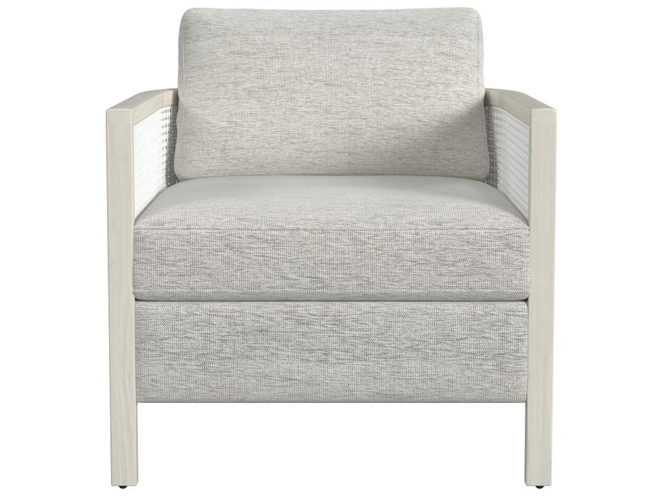 Mylo Accent Chair with Cane Back in Hampstead Oyster and White Wash