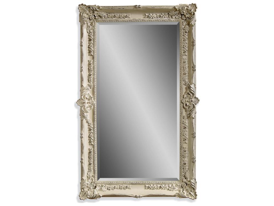 Garland Rectangular Wall Mirror in Antique White