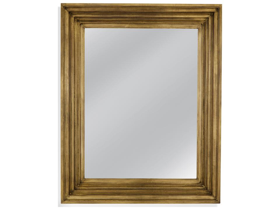 Dankworth Rectangular Wall Mirror in Brass Clad Finish