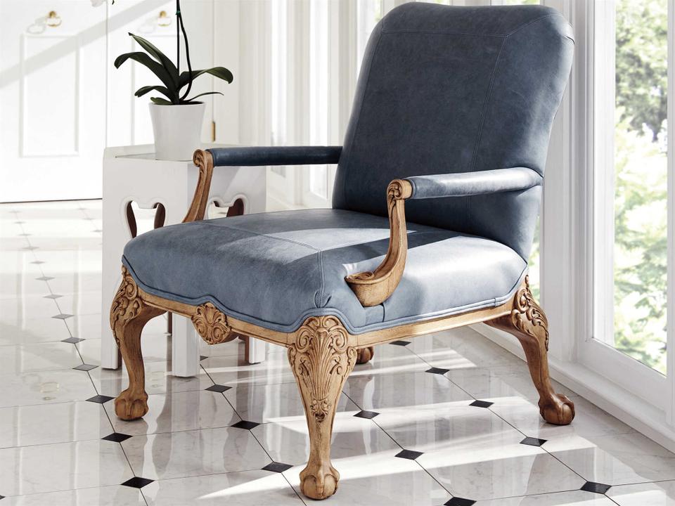 Hollis Chair and Ottoman Set