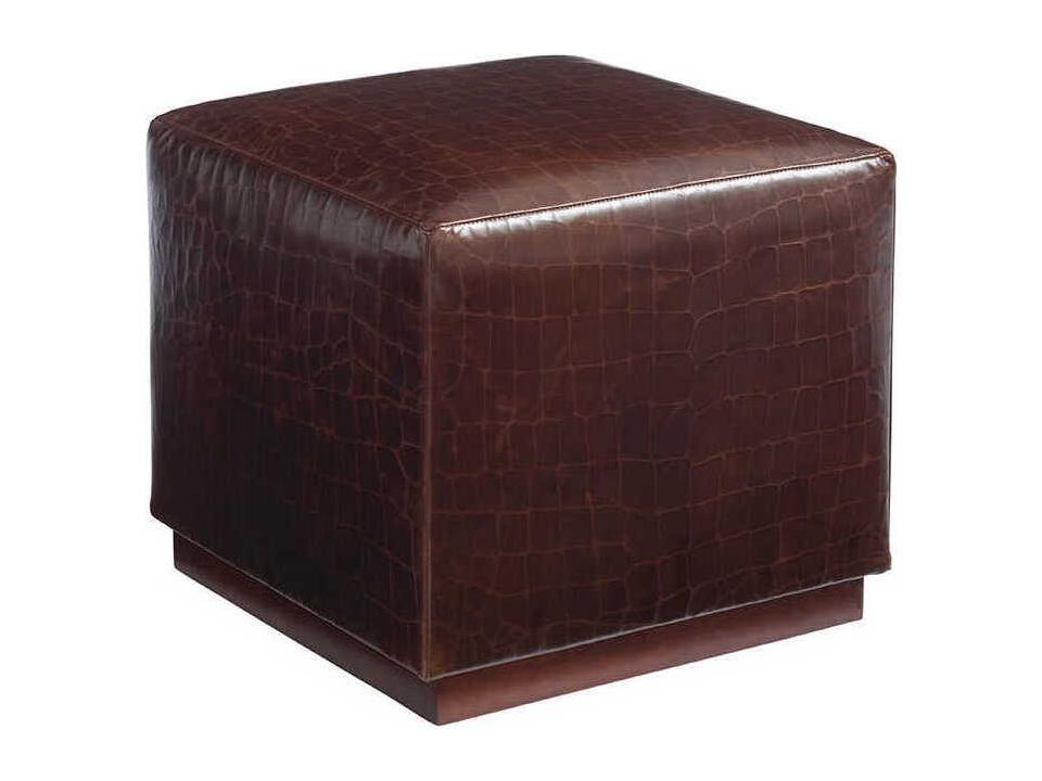 Colby Leather Ottoman