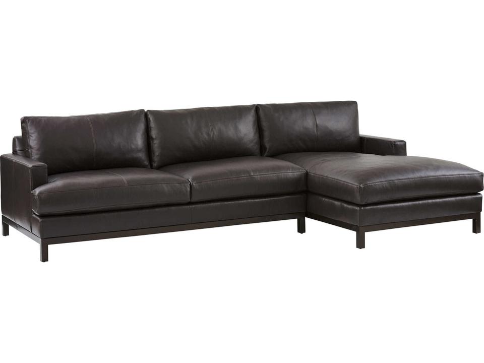 Horizon Right Arm Facing Leather Chaise